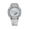 Montre G-SHOCK femme bracelet résine blanc