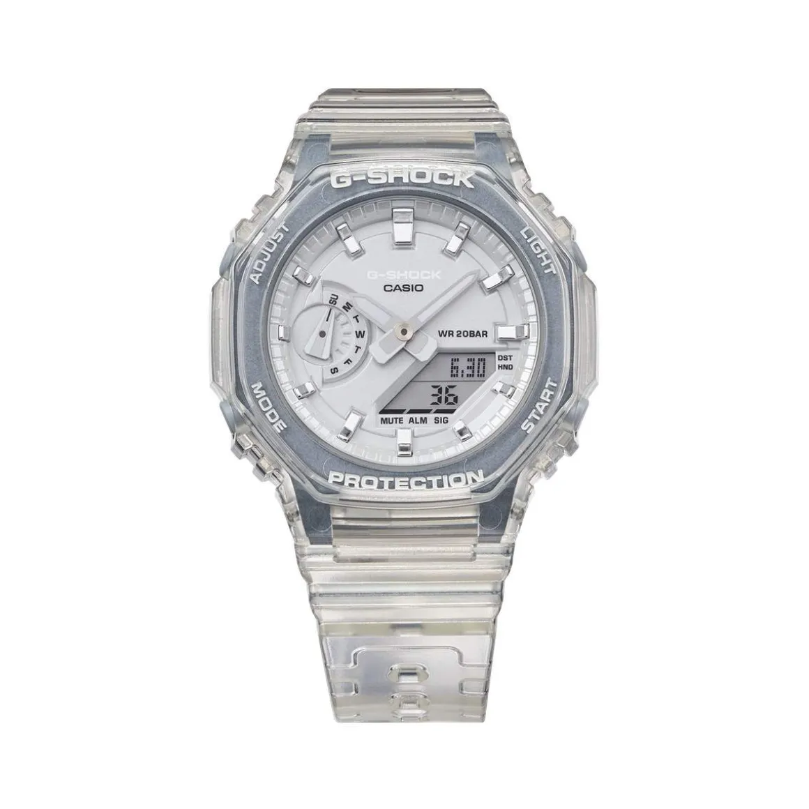Montre G-SHOCK femme bracelet résine blanc