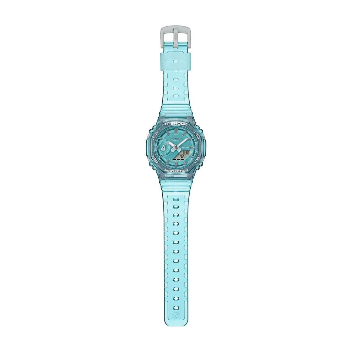 Montre G-SHOCK femme cadran bleu bracelet resine bleu