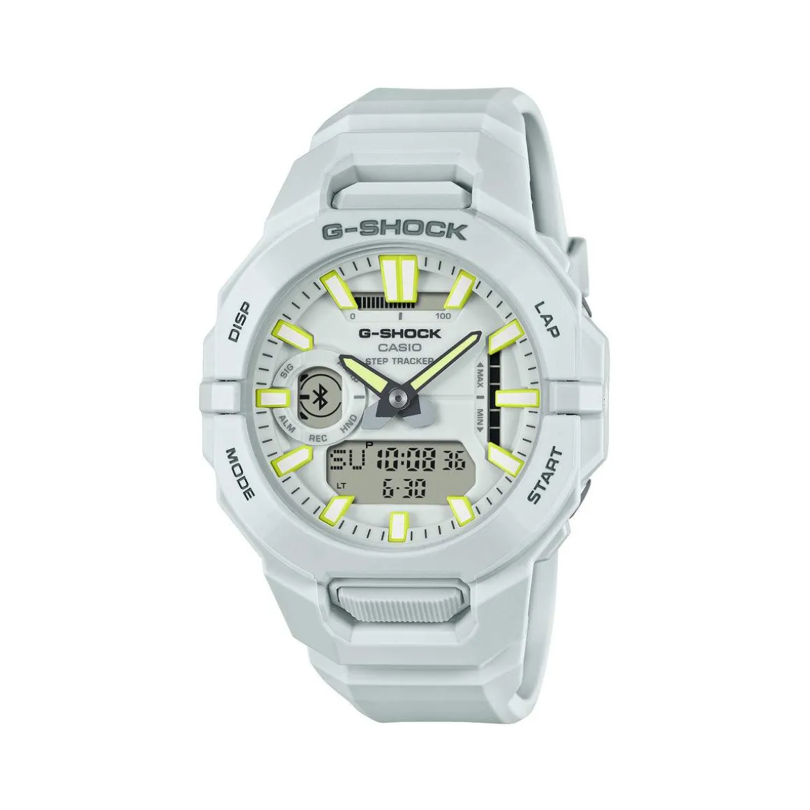 Montre G-SHOCK G-squad homme cadran blanc bracelet resine blanc