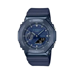 Montre G-SHOCK homme acier bracelet résine bleue