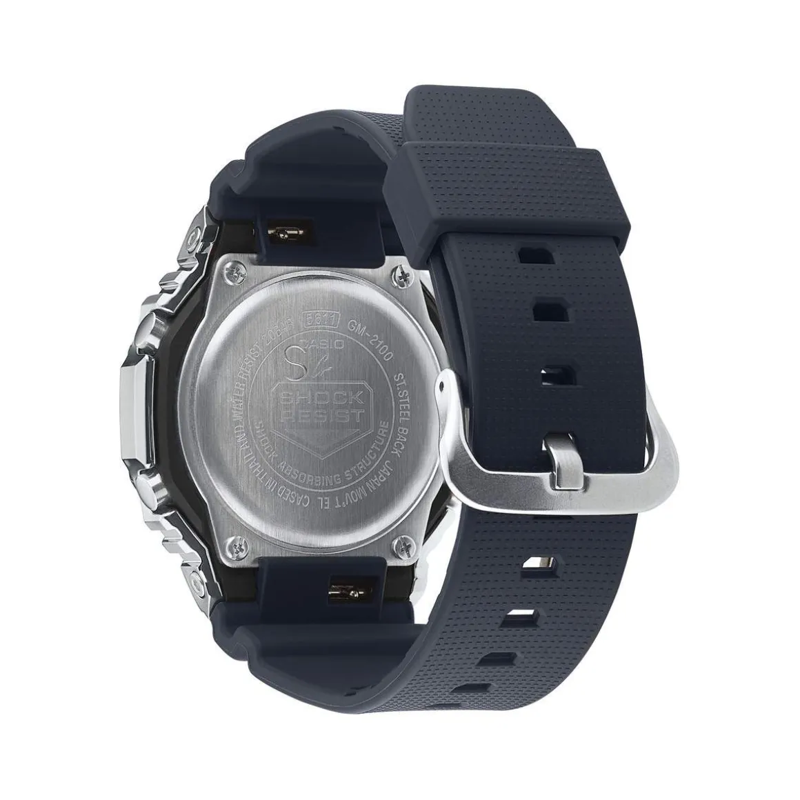 Montre G-SHOCK homme acier bracelet résine noire