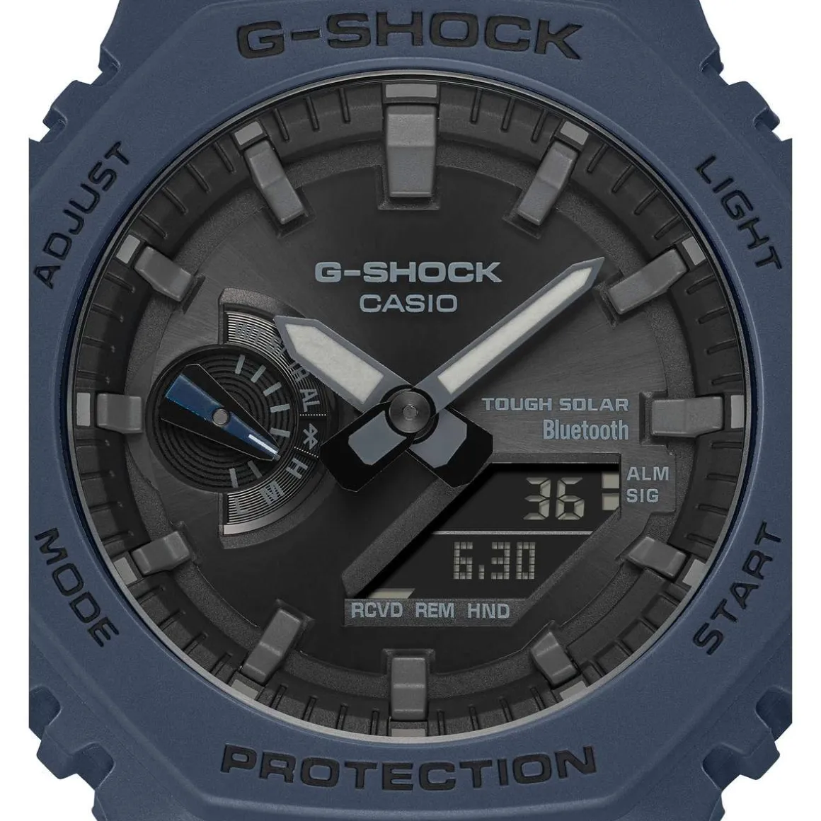 Montre G-SHOCK homme bracelet résine bleue