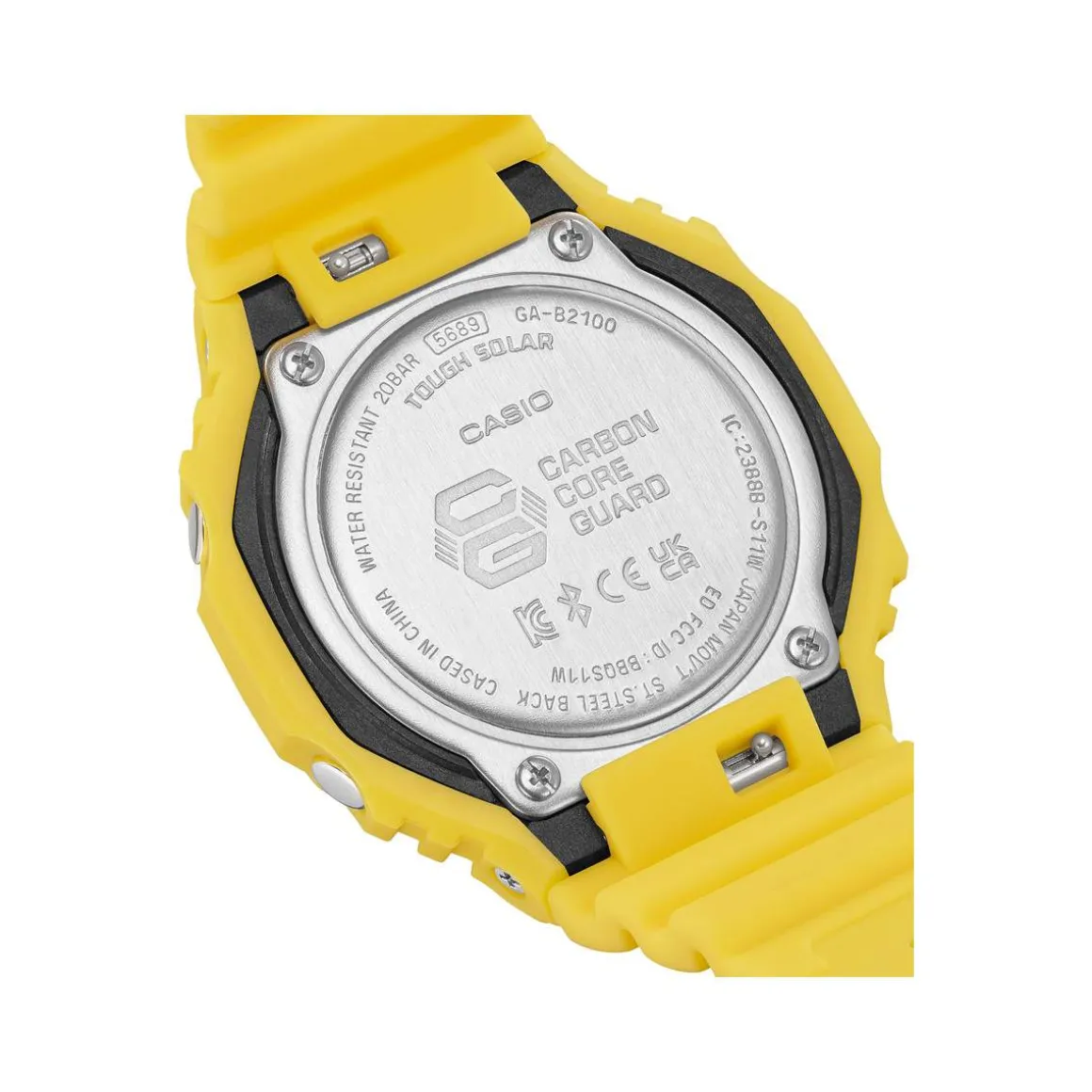 Montre G-SHOCK homme bracelet résine jaune