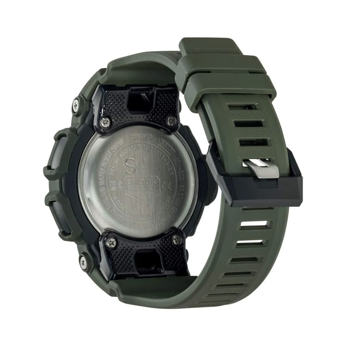 Montre G-SHOCK homme bracelet résine vert foncé