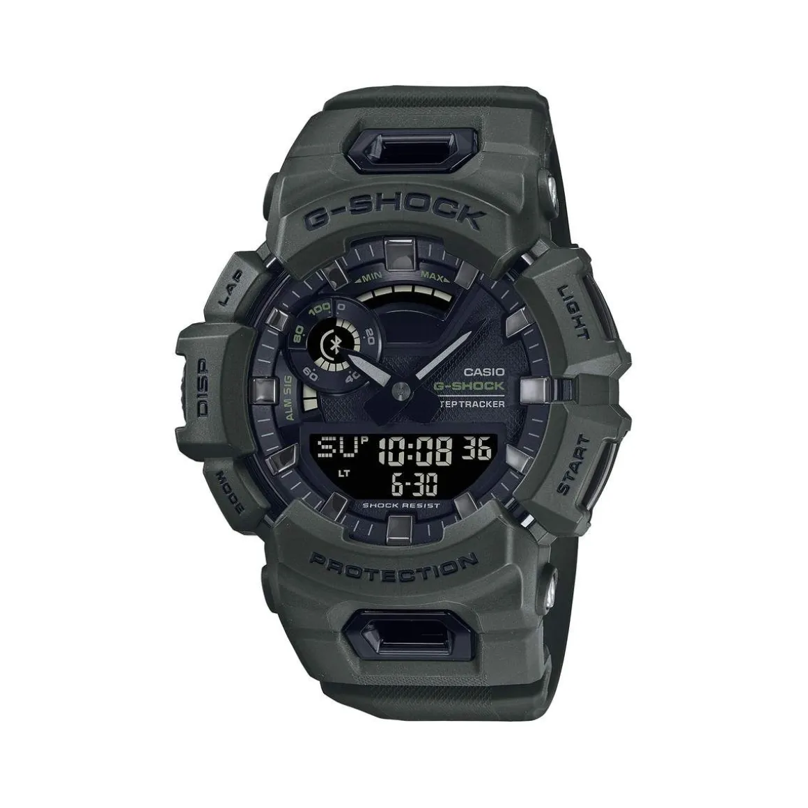 Montre G-SHOCK homme bracelet résine vert foncé