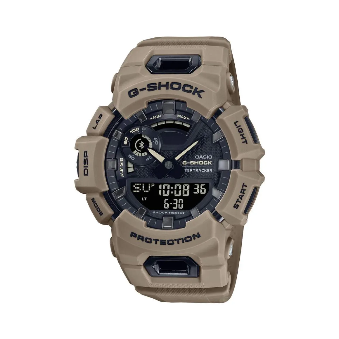 Montre G-SHOCK homme bracelet résine beige foncé