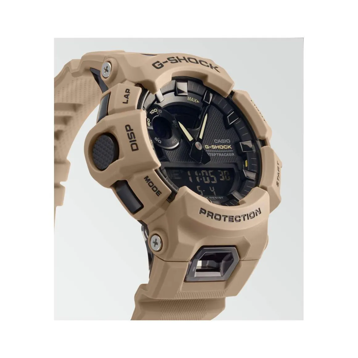Montre G-SHOCK homme bracelet résine beige foncé