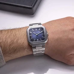 Montre HERBELIN Cap Camarat Square homme bracelet acier