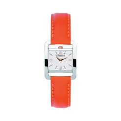 Montre Herbelin femme acier cuir orange