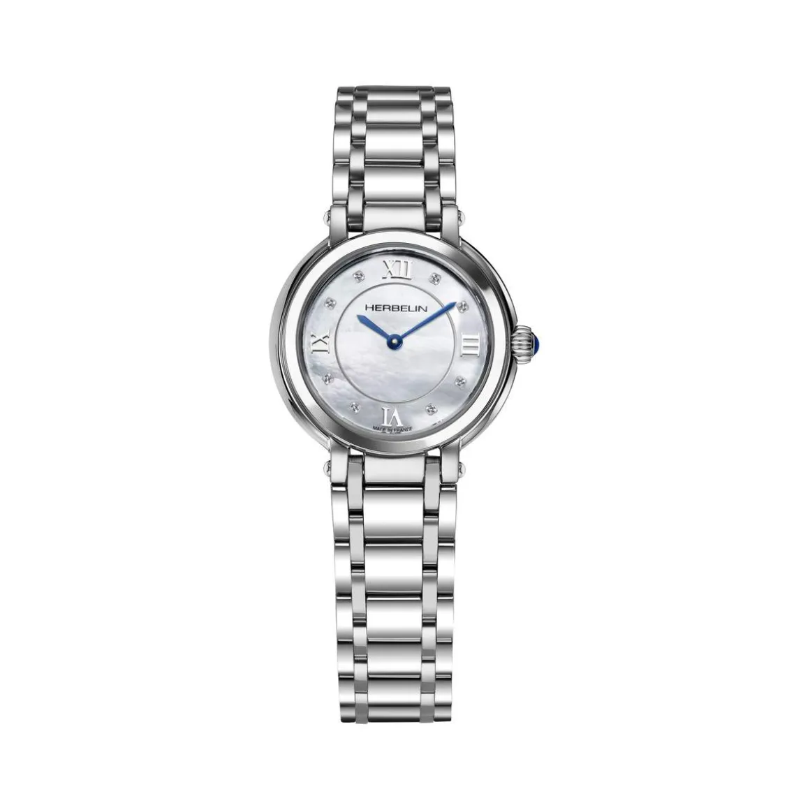 Montre HERBELIN Galet femme bracelet acier argent