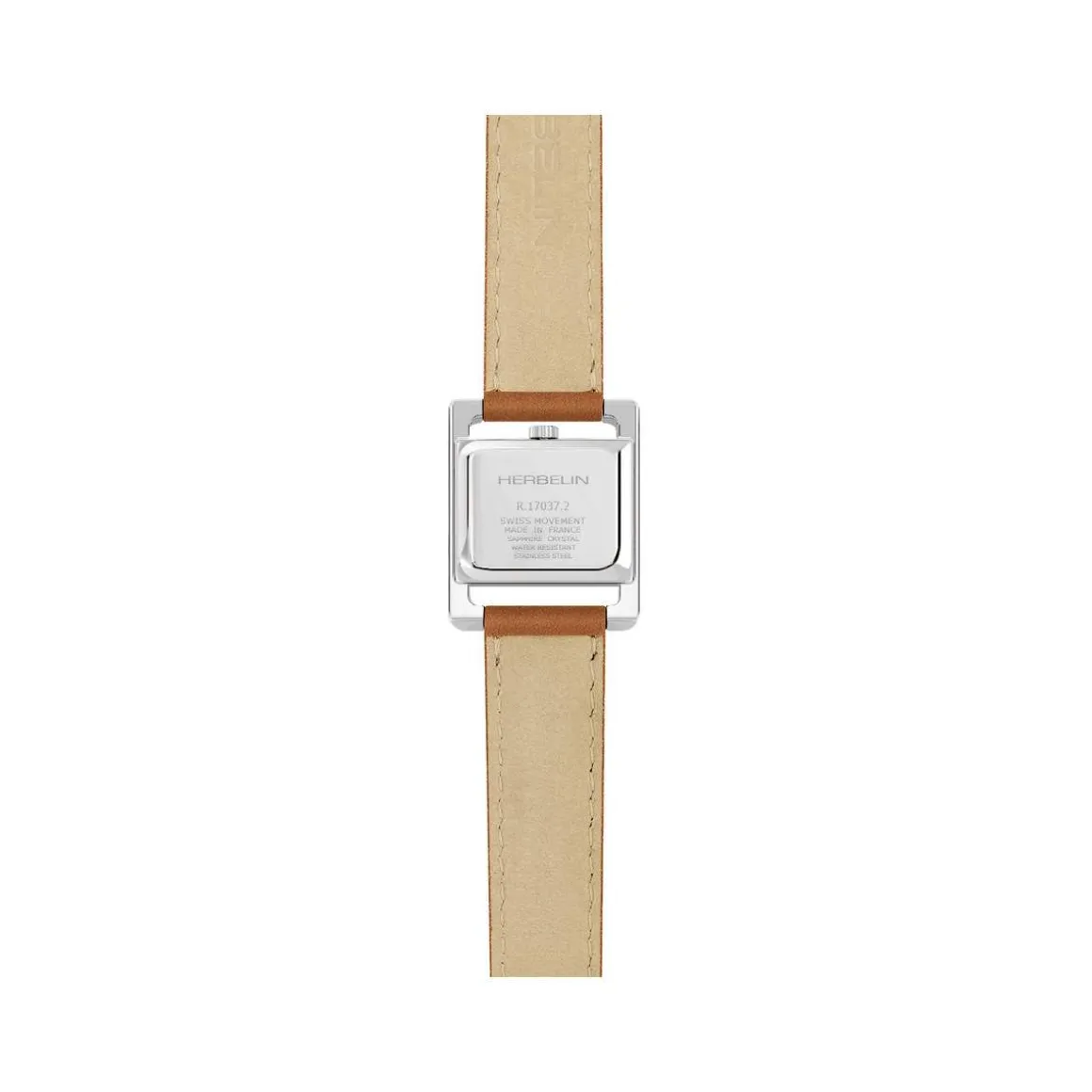 Montre herbelin 5ème avenue en cuir marron