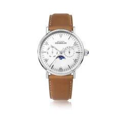 Montre Herbelin mixte acier et cuir