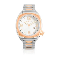 Montre homme acier et acier rosé