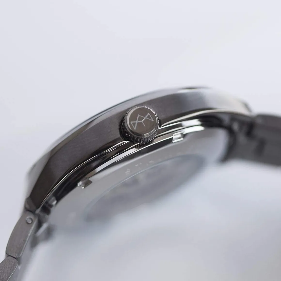 Montre homme squelette automatique acier bracelet acier