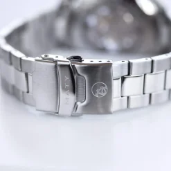Montre homme squelette automatique acier bracelet acier