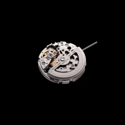 Montre homme squelette automatique acier bracelet acier