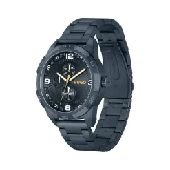 Montre HUGO Grip homme bracelet acier bleu