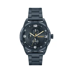 Montre HUGO Grip homme bracelet acier bleu