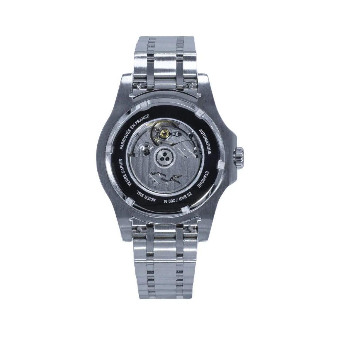 Montre HUMBERT-DROZ hd9 homme automatique, bracelet acier