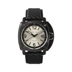 Montre HUMBERT-DROZ hd11 homme automatique, bracelet cuir noir