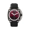 Montre HUMBERT-DROZ hd11 homme automatique, bracelet cuir noir