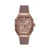 Montre ICE WATCH ice boliday femme analogique, bracelet plastique violet