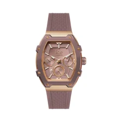 Montre ICE WATCH ice boliday femme analogique, bracelet plastique violet