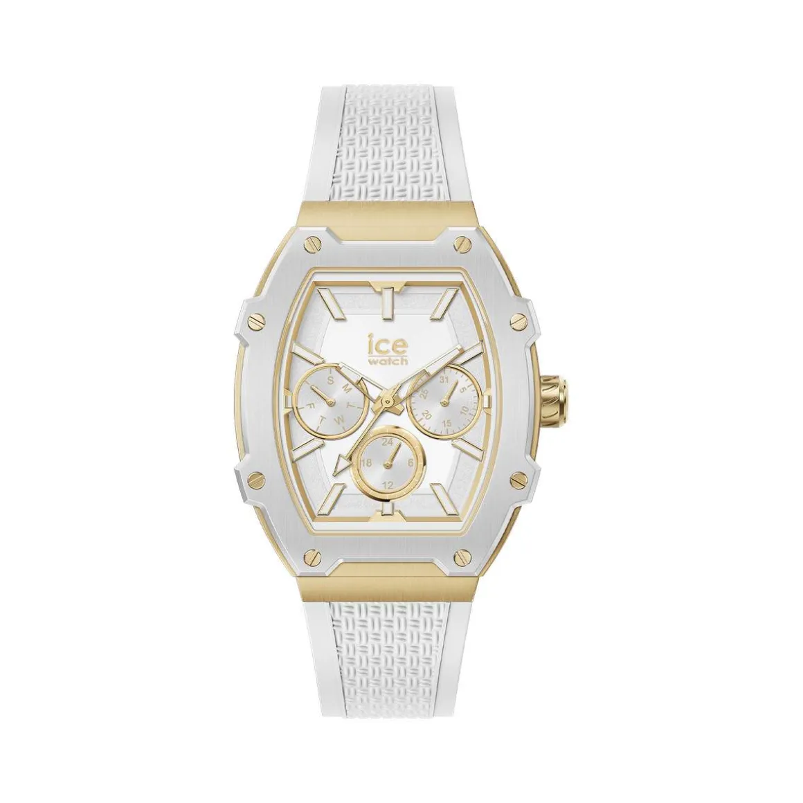 Montre ICE WATCH Ice boliday femme bracelet silicone blanc