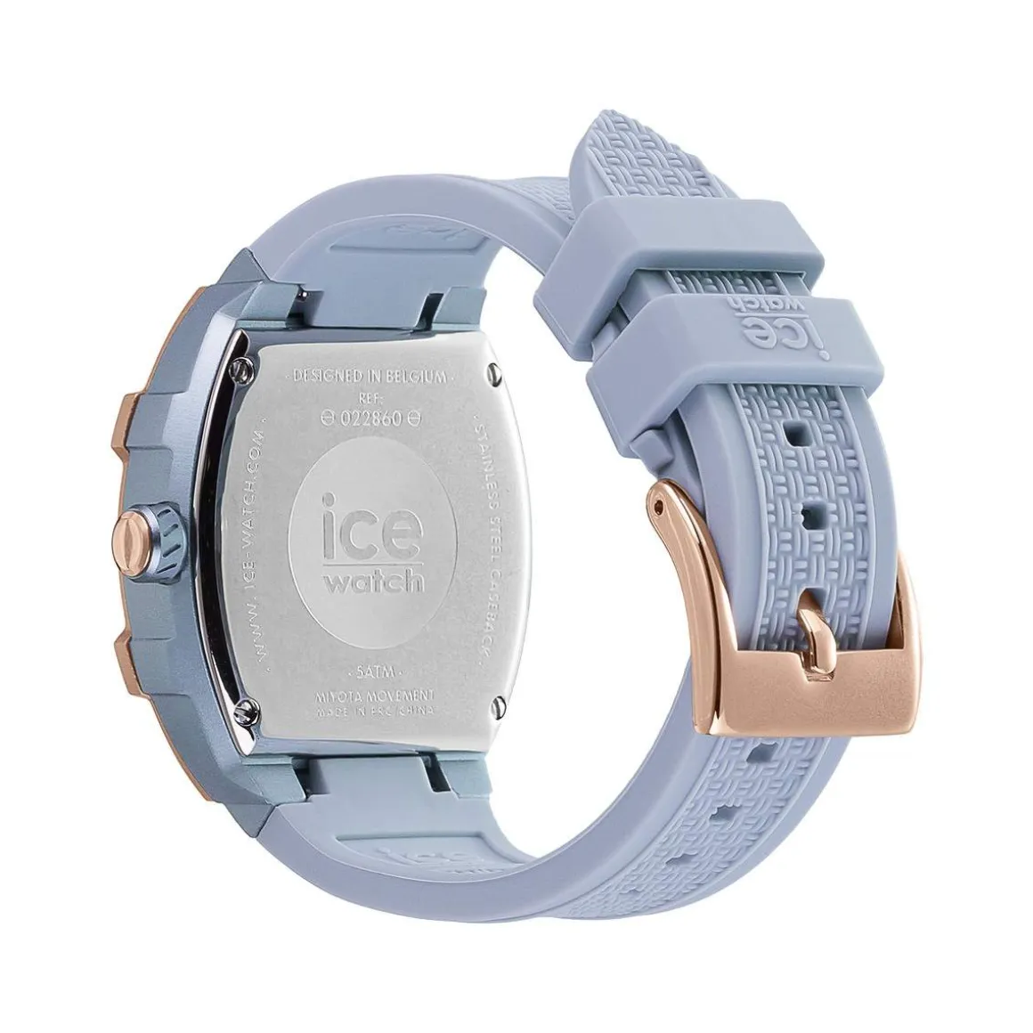Montre ICE WATCH Ice boliday femme bracelet silicone bleu