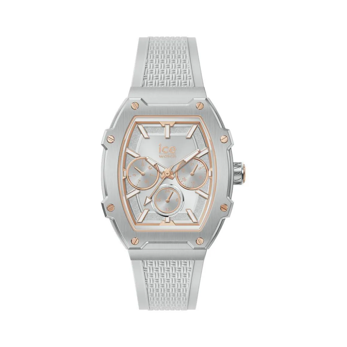 Montre ICE WATCH Ice boliday femme bracelet silicone gris