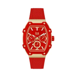 Montre ICE WATCH Ice boliday femme bracelet silicone rouge