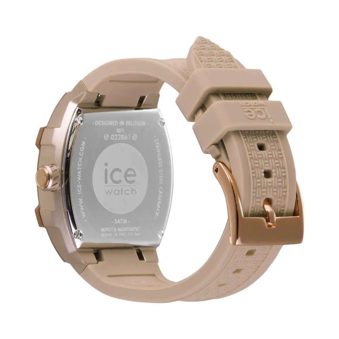 Montre ICE WATCH Ice boliday femme bracelet silicone marron