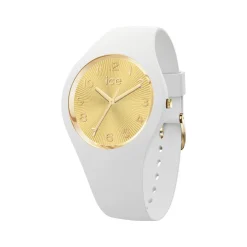 Montre ICE WATCH ice champagne femme bracelet silicone blanc