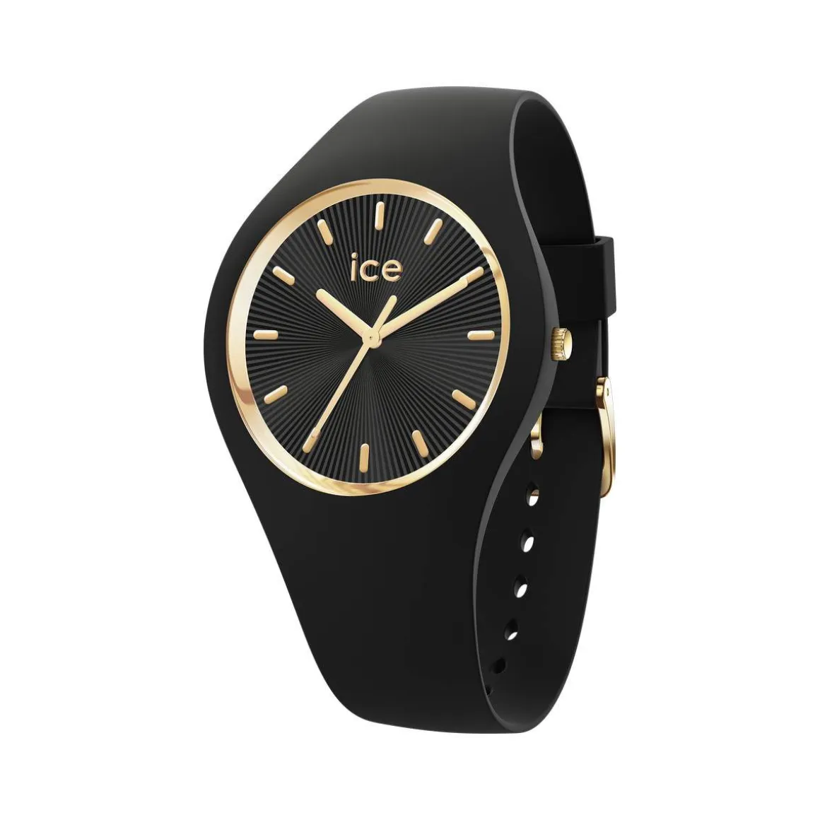 Montre ICE WATCH ice champagne femme bracelet silicone noir