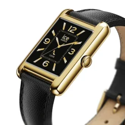 Montre ICE WATCH ice smart 2.0 femme connecté, bracelet cuir noir