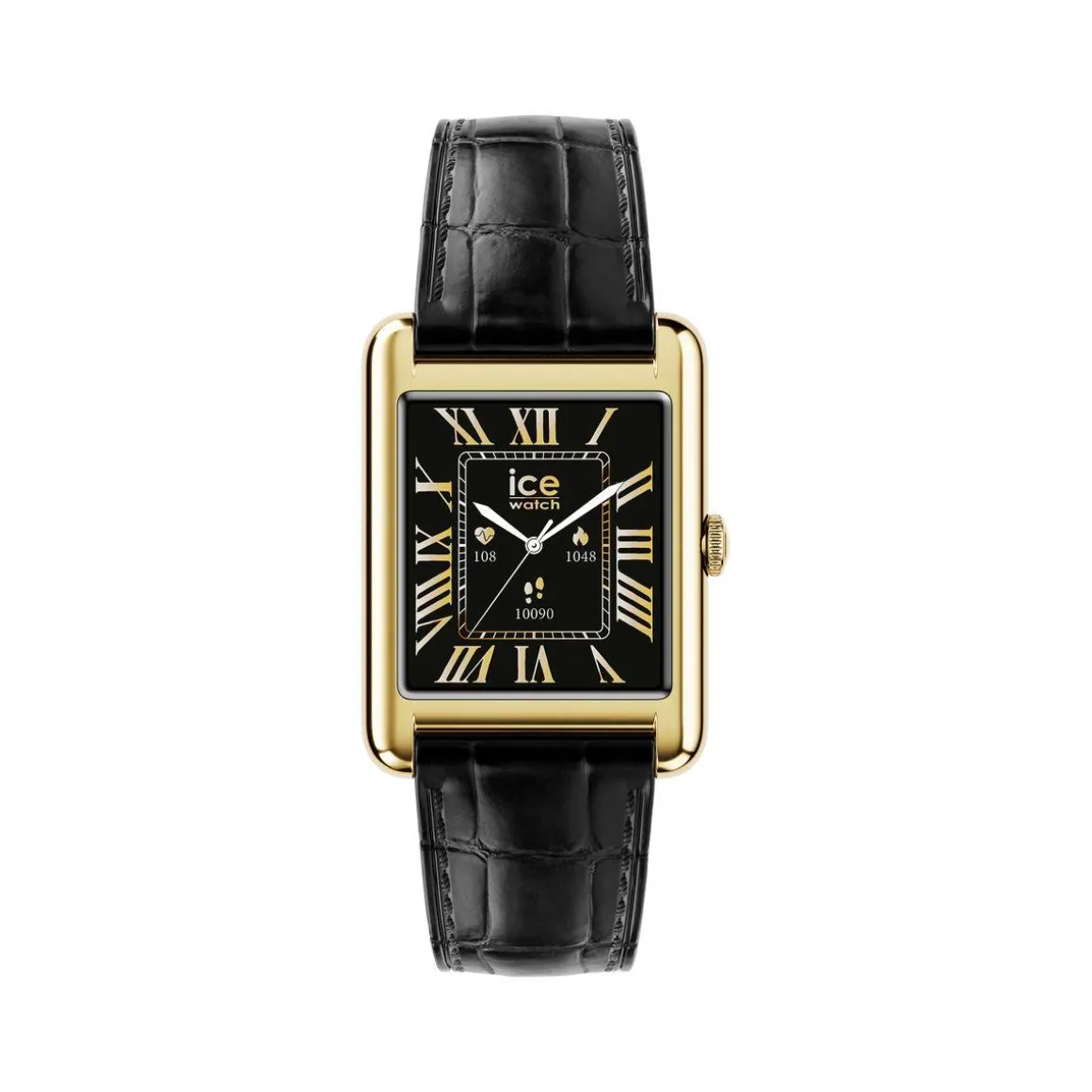 Montre ICE WATCH ice smart 2.0 femme bracelet cuir noir