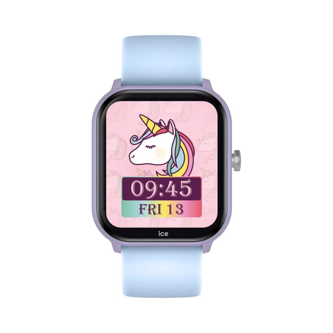 Montre ICE WATCH ice smart homme digital, bracelet plastique violet