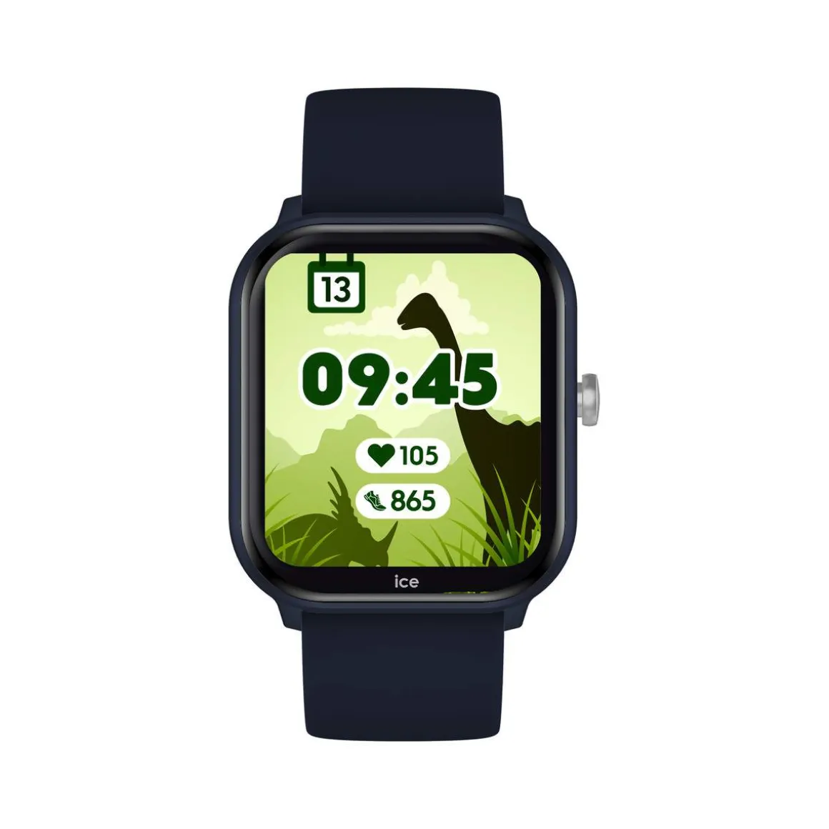 Montre ICE WATCH ice smart homme digital, bracelet plastique bleu