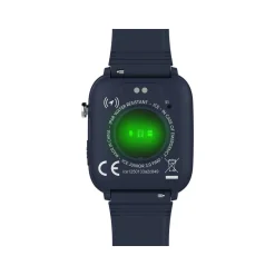 Montre ICE WATCH ice smart junior 3.0 fm enfant connecté, boîtier plastique bleu, bracelet silicone bleu