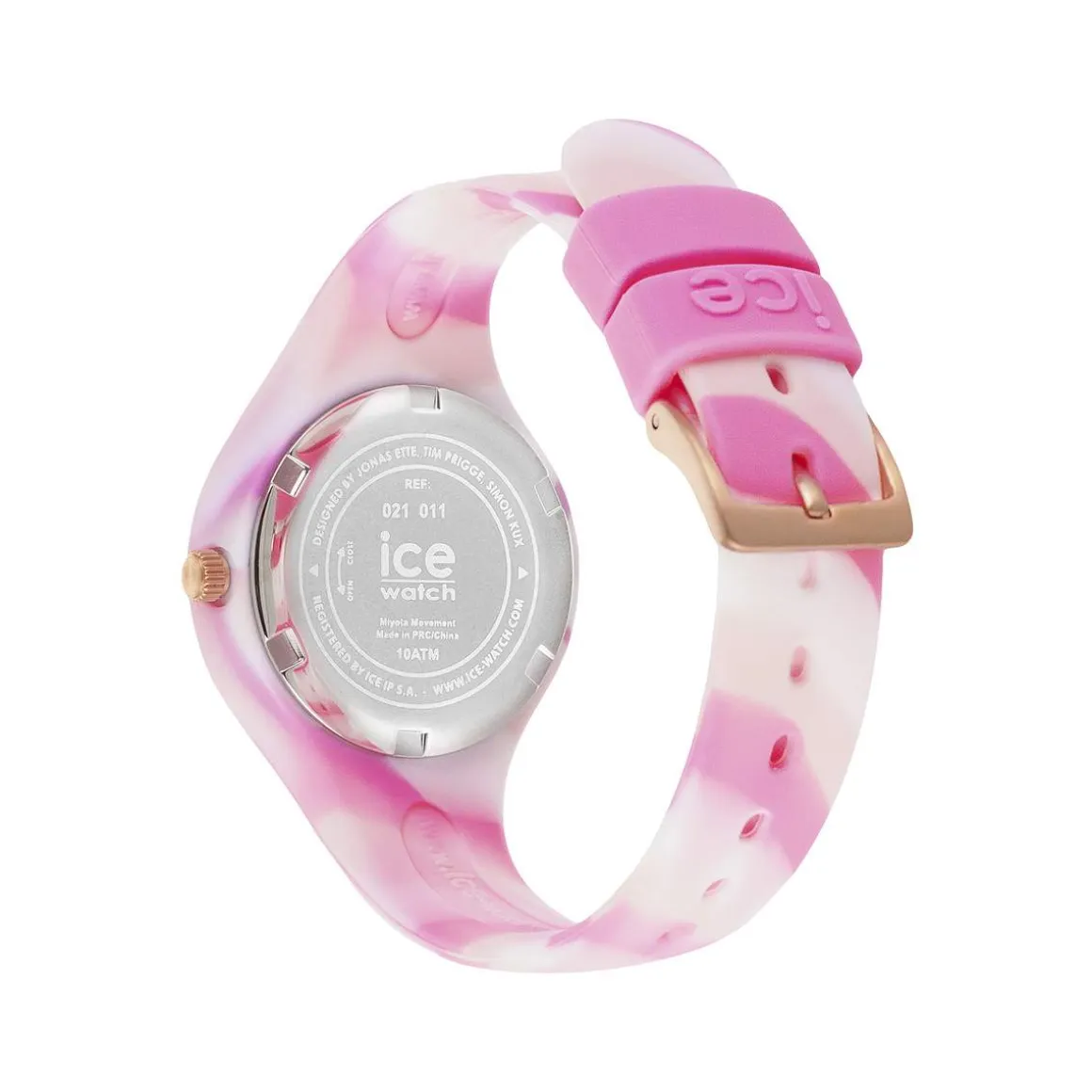 Montre ICE WATCH Ice Tie and Dye femme bracelet silicone rose