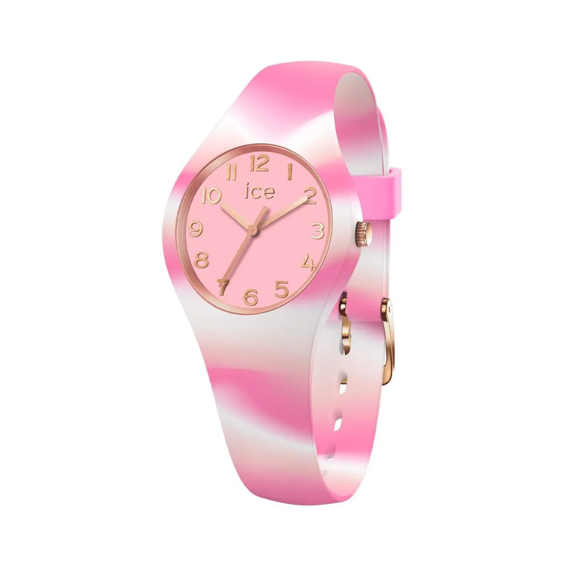 Montre ICE WATCH Ice Tie and Dye femme bracelet silicone rose