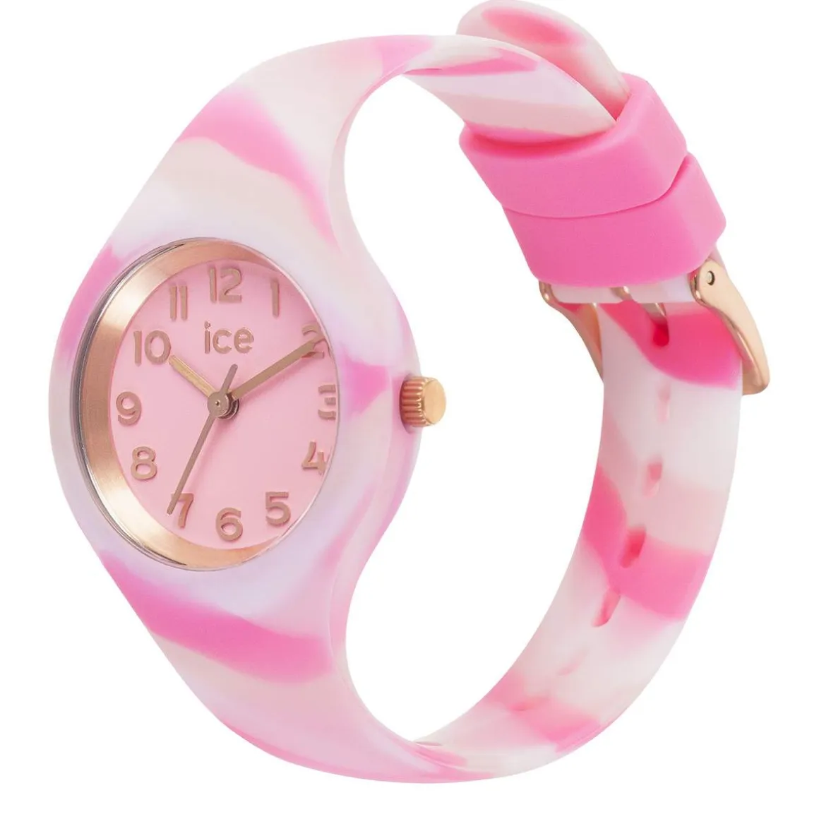Montre ICE WATCH Ice Tie and Dye femme bracelet silicone rose