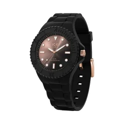 Montre Ice Watch medium femme plastique silicone noir