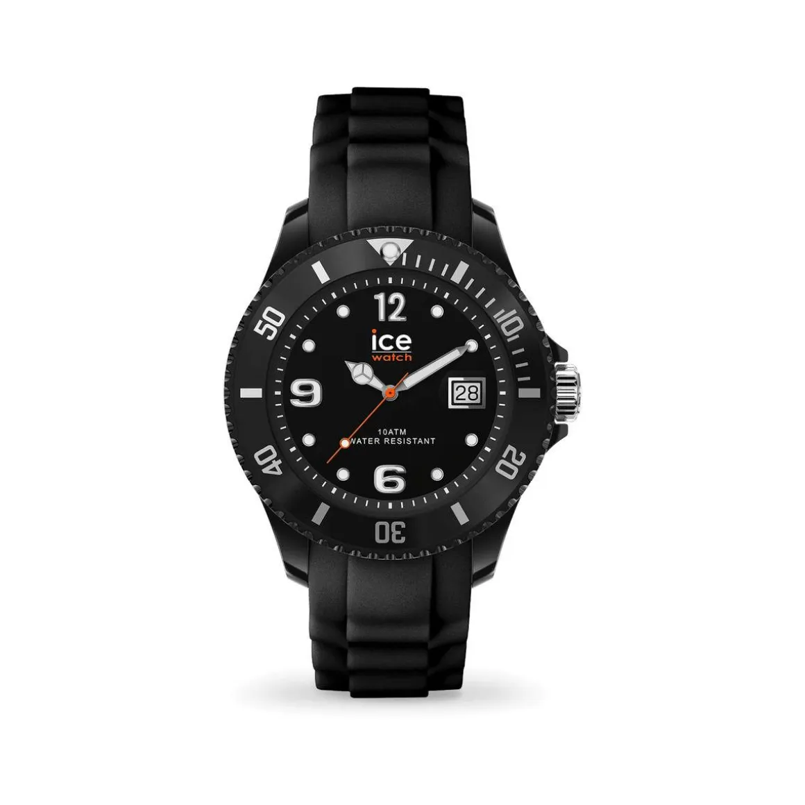 Montre Ice Watch mixte silicone noir