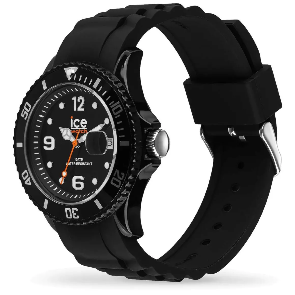 Montre Ice Watch mixte silicone noir