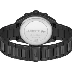 Montre LACOSTE boston homme bracelet acier inoxydable noir