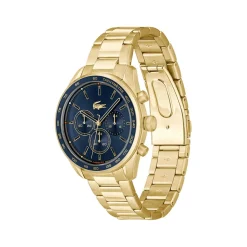 Montre LACOSTE boston homme bracelet acier doré