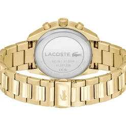 Montre LACOSTE boston homme bracelet acier doré