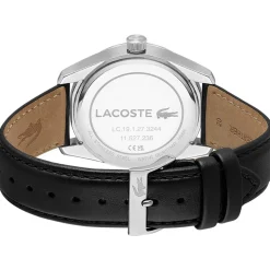 Montre LACOSTE boston homme bracelet cuir noir